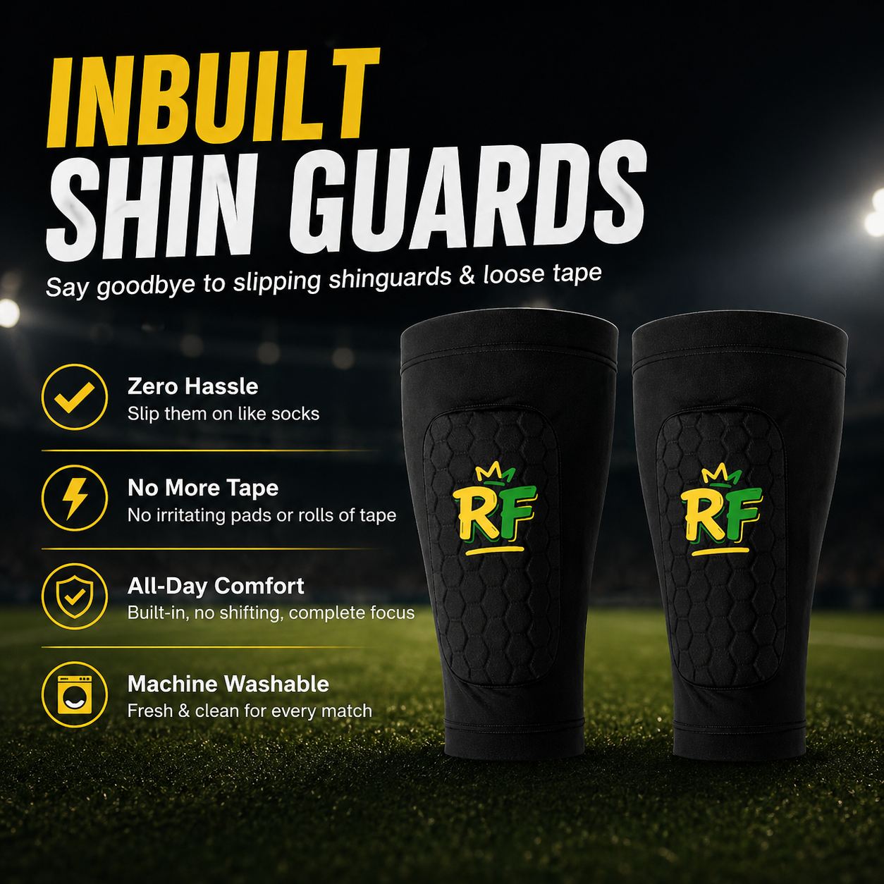 In-Built mini Shinpads l2