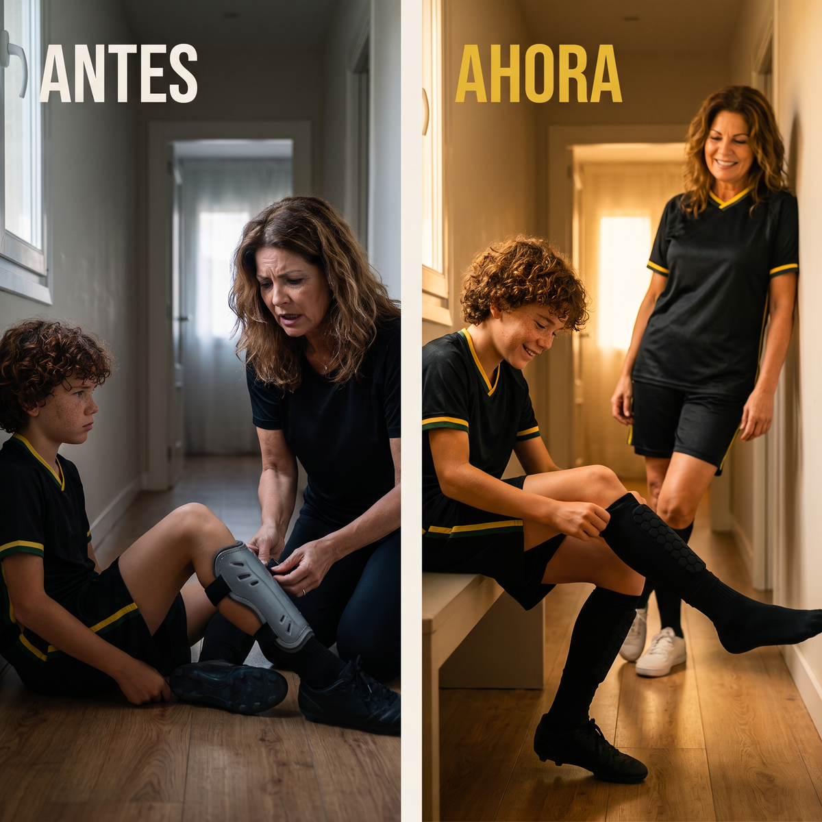 Antes peleas con el velcro, ahora se las pone solo